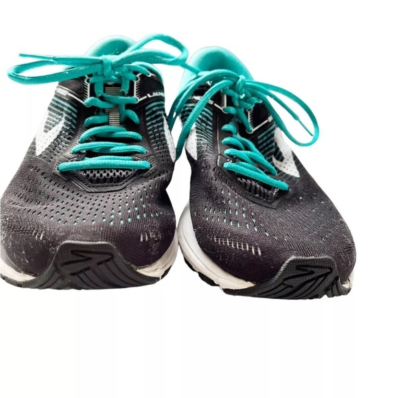 Brooks Launch 5 Black Teal Running Athletic Training Shoes Sneakers Womens 10 - Picture 3 of 8